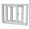 Ventana corrediza UPVC de estilo americano con mosquiteros